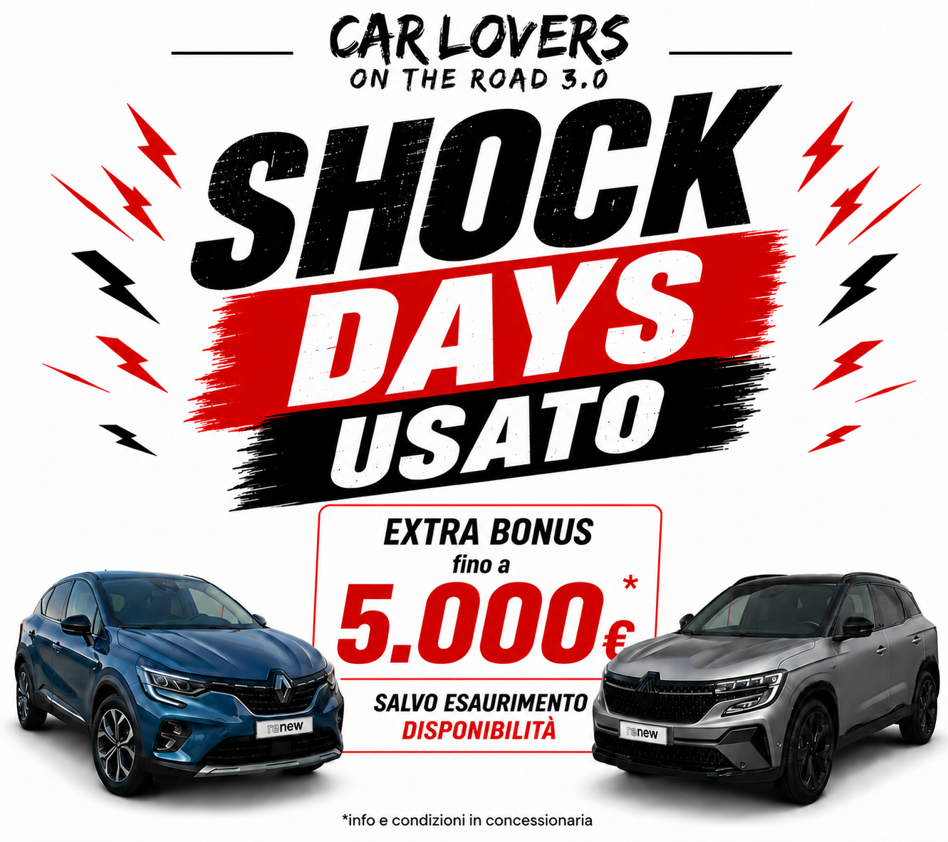 SHOCK DAYS USATO