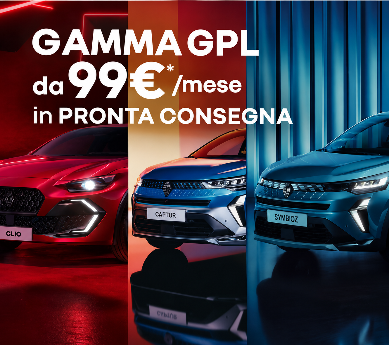Gamma GPL da 99€*/mese